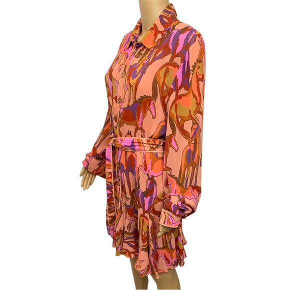 FARM Rio Multicolor Long Sleeve Dress - Picture 9 of 15